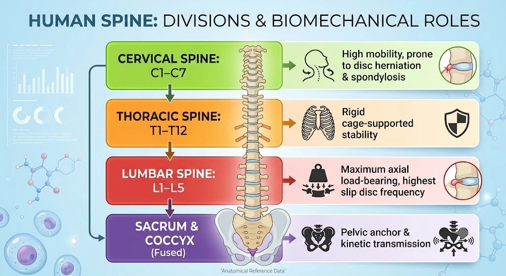 Comprehensive Clinical Guide: Slipped Disc, Neck Pain, and Lower Back Pain 1 Anatomy 1 Expert Orthopaedic Care in Vadodara | Ortho Care Hospital
