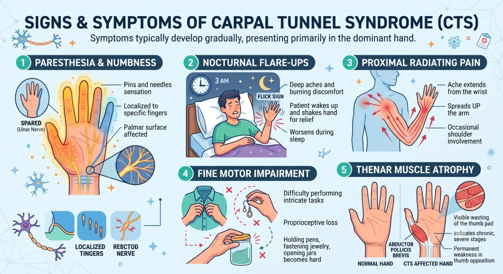 Signs and Symptoms CTS Expert Orthopaedic Care in Vadodara | Ortho Care Hospital