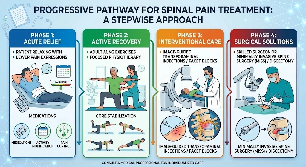 Comprehensive Clinical Guide: Slipped Disc, Neck Pain, and Lower Back Pain 4 Treatment Expert Orthopaedic Care in Vadodara | Ortho Care Hospital